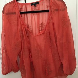 Beautiful Orange Sanctuary Blouse